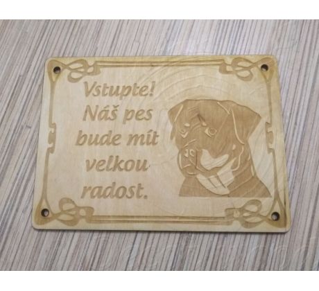 psí cedulka Rotvajler