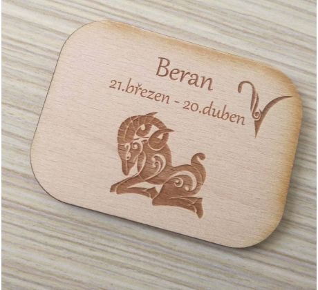Znamení zvěrokruhu BERAN - magnetka