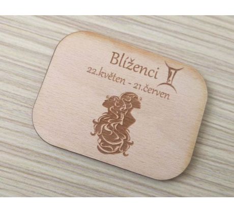 Znamení zvěrokruhu BLÍŽENCI - magnetka