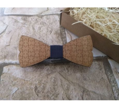 Dřevěný motýlek puzzle