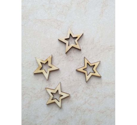 Hvězdičky malé 1 - 5 cm (50ks)