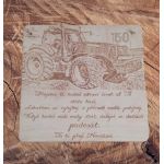 Cedulka přání k narozeninám Traktor