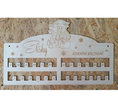 Adventní kalendář Sněhulák se jménem